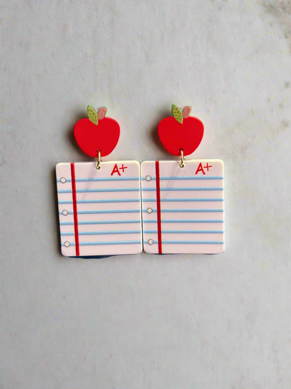 School Supply Earrings