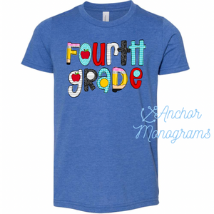 School Things Grade Shirts {youth sizes}